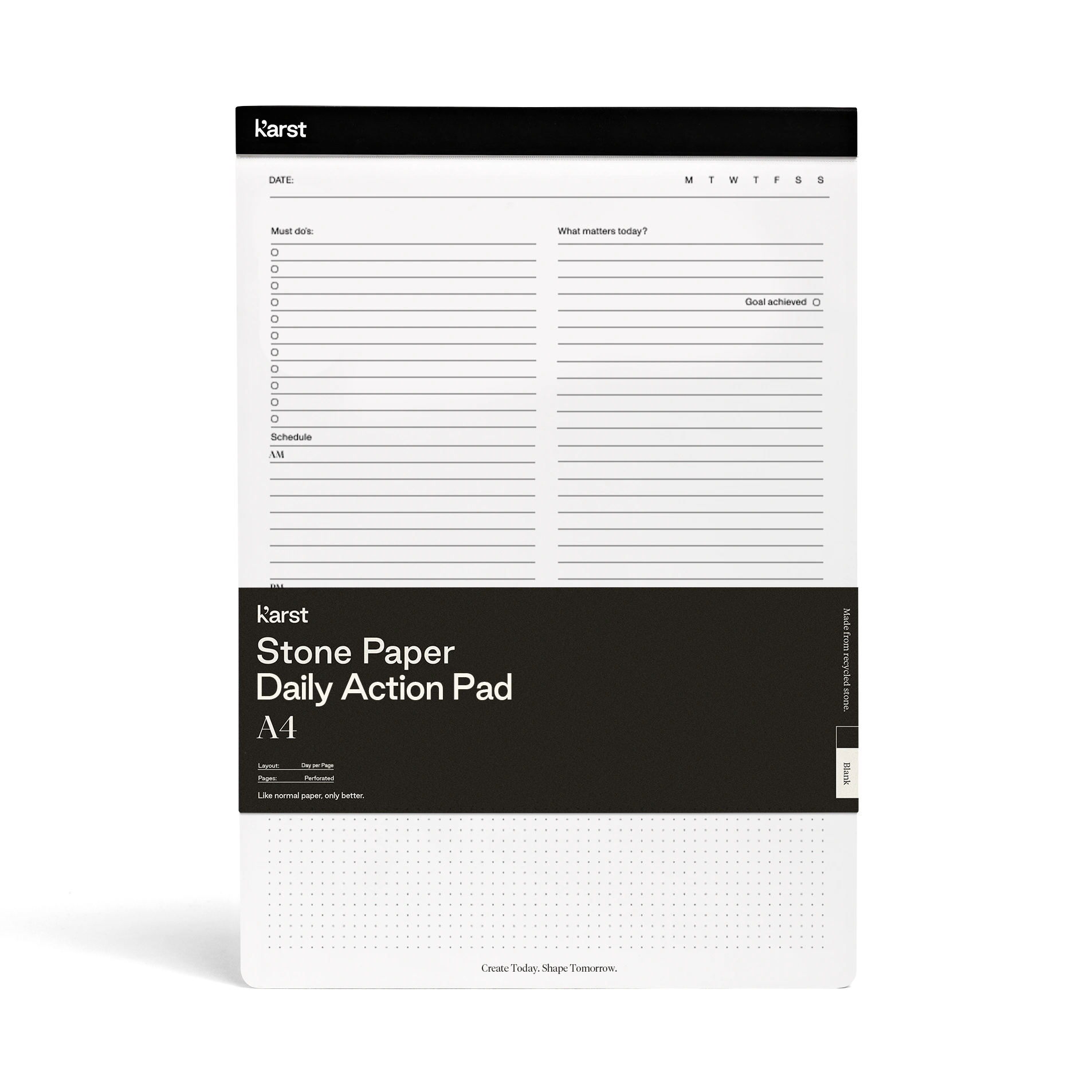 A4 Daily Action Pad